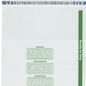 Clear Plastic Garment Shipping Storage Bags 20 Bags 16 By 16 Inches